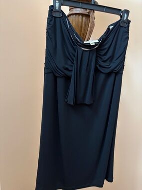 Burberry Black Midi Skirt